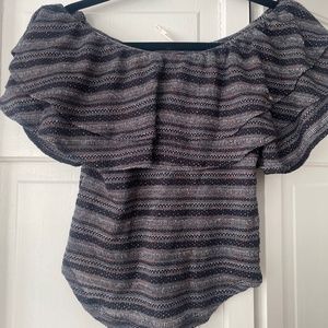 Free people off the shoulder shirt